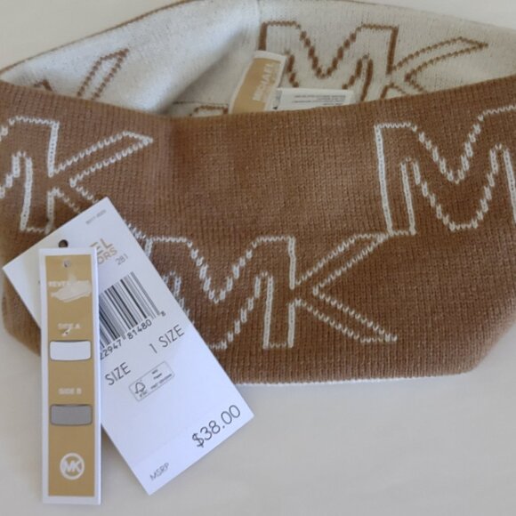 NWT Michael Kors reversible headband - Picture 2 of 3